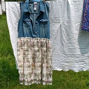 Shirt dress Jean half dress teen juniors justice